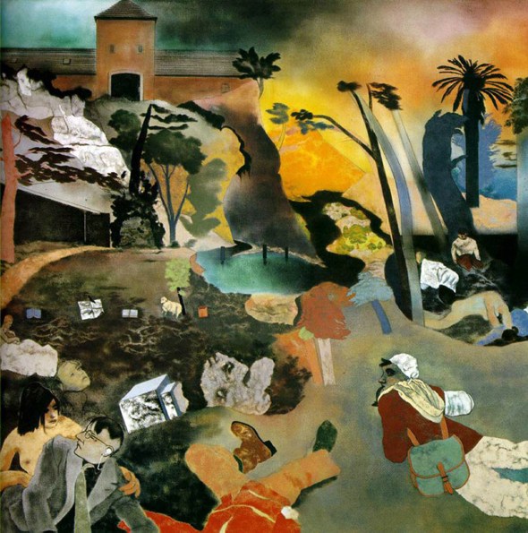 If Not, Not 1975-76 Kitaj, R.B. If Not, Not 1975-76 Oil on canvas 60 x 60 in. (152.4 x 152.4 cm) Scottish National Gallery of Modern Art, Edinburgh